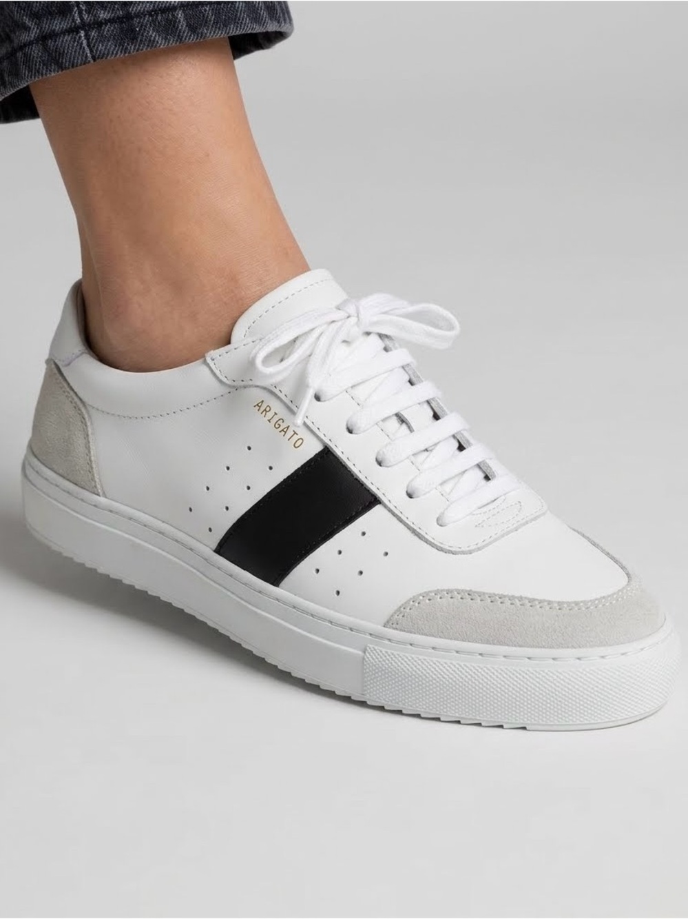 Axel Arigato Dunk 2.0 Sneaker, White/Black, Size US 8.5